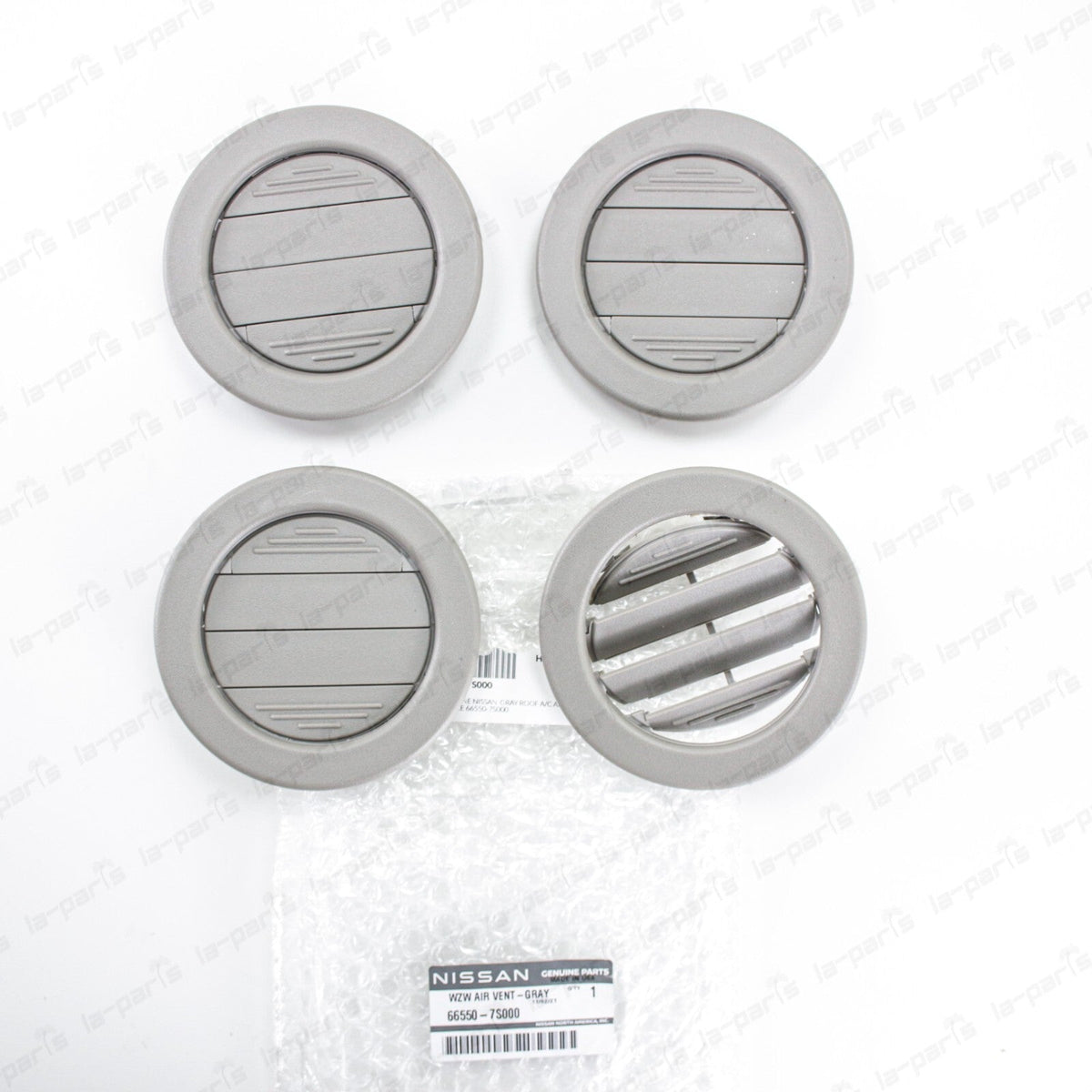 Genuine Nissan 04-15 Armada Infiniti QX56 Roof AC Vent Assy 66550-7S000 SET OF 4