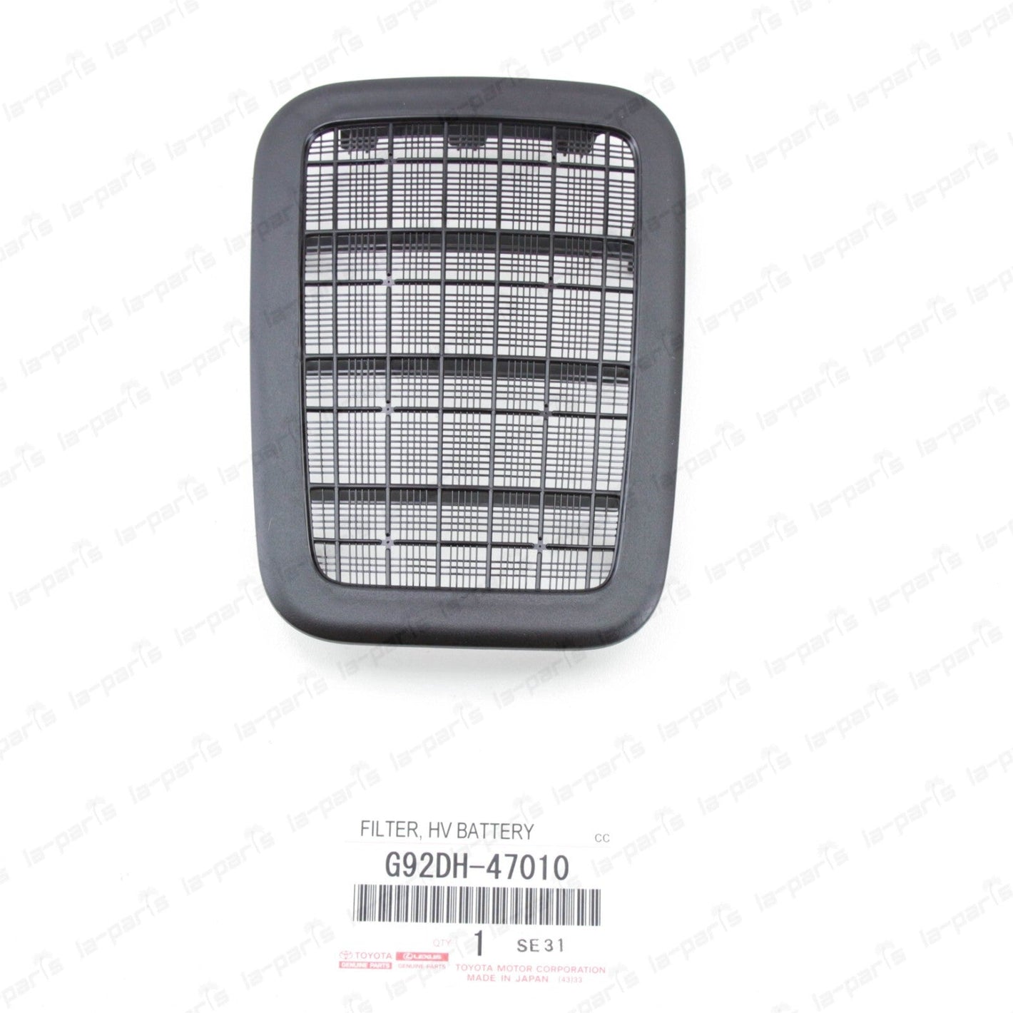 GENUINE TOYOTA 2010-06/2015 PRIUS HV BATTERY COOLING AIR INTAKE FILTER SCREEN