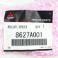 NEW GENUINE MITSUBISH 2006-2009 LANCER RELAY, SPECIAL LAMP 8627A001