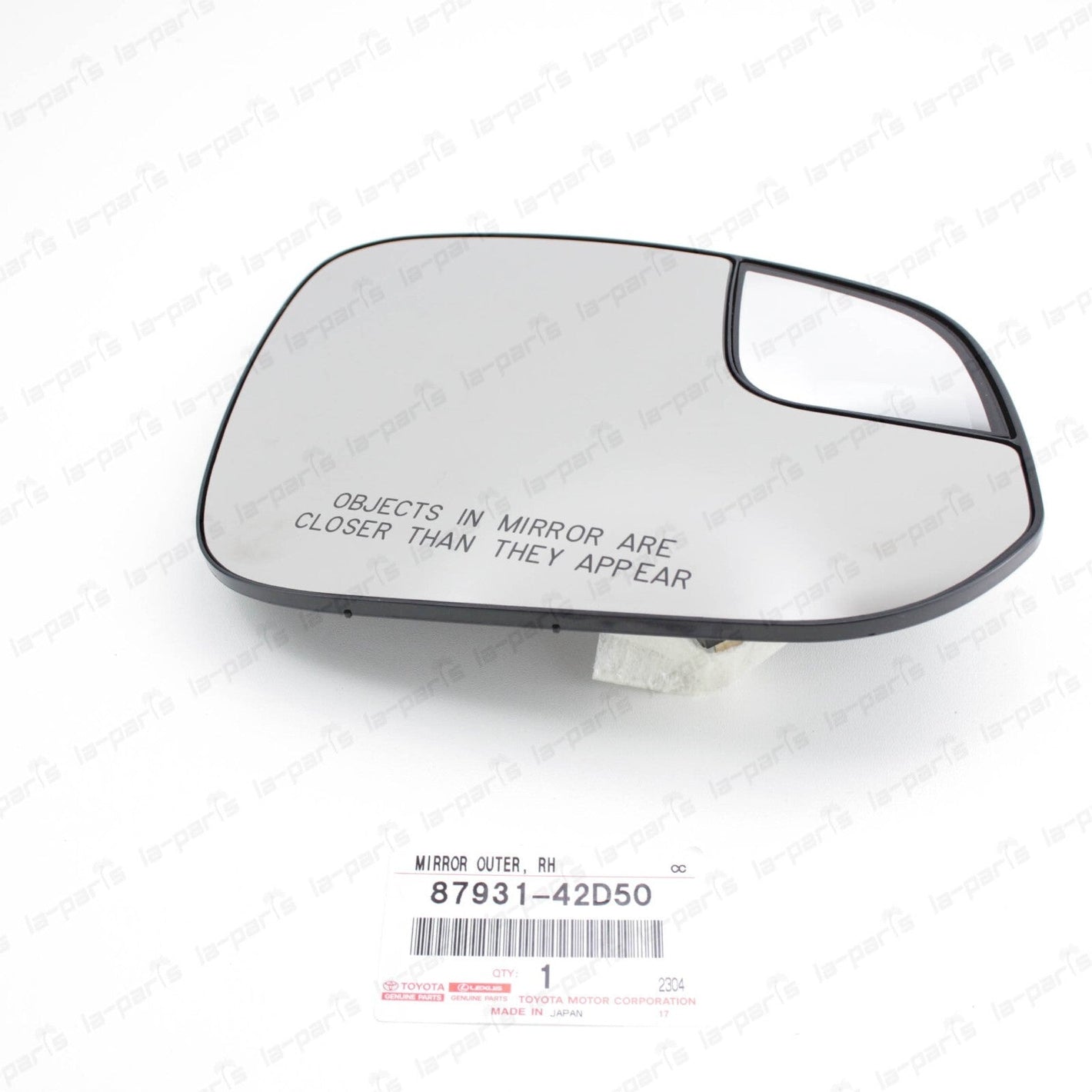 New Genuine Toyota 2016-2018 Rav4 Heated Passenger Side Mirror Glass 87931-42D50