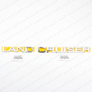 NEW GENUINE FOR TOYOTA  LAND CRUISER J100 98-03 REAR EMBLEMS BADGE SET