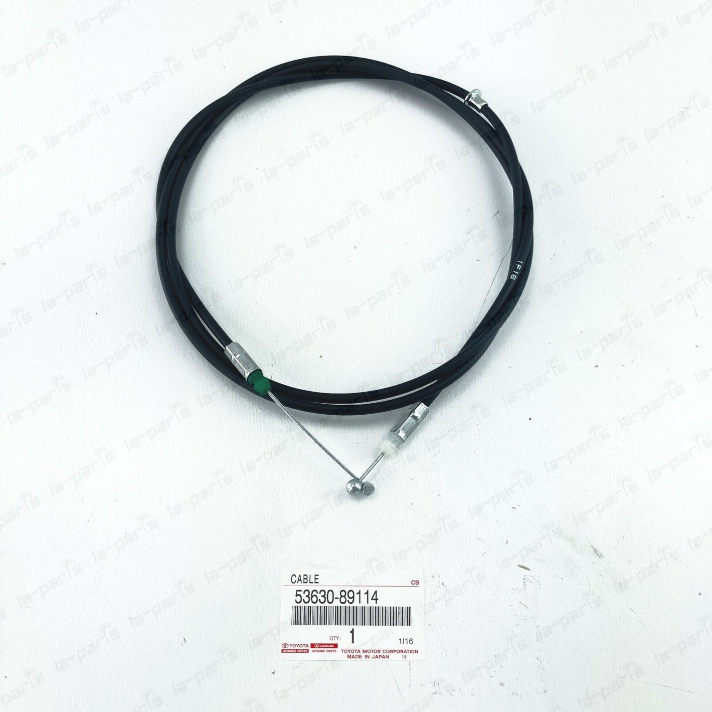NEW GENUINE TOYOTA 89-95 4RUNNER PICK UP HOOD LOCK RELEASE CABLE 53630-89114