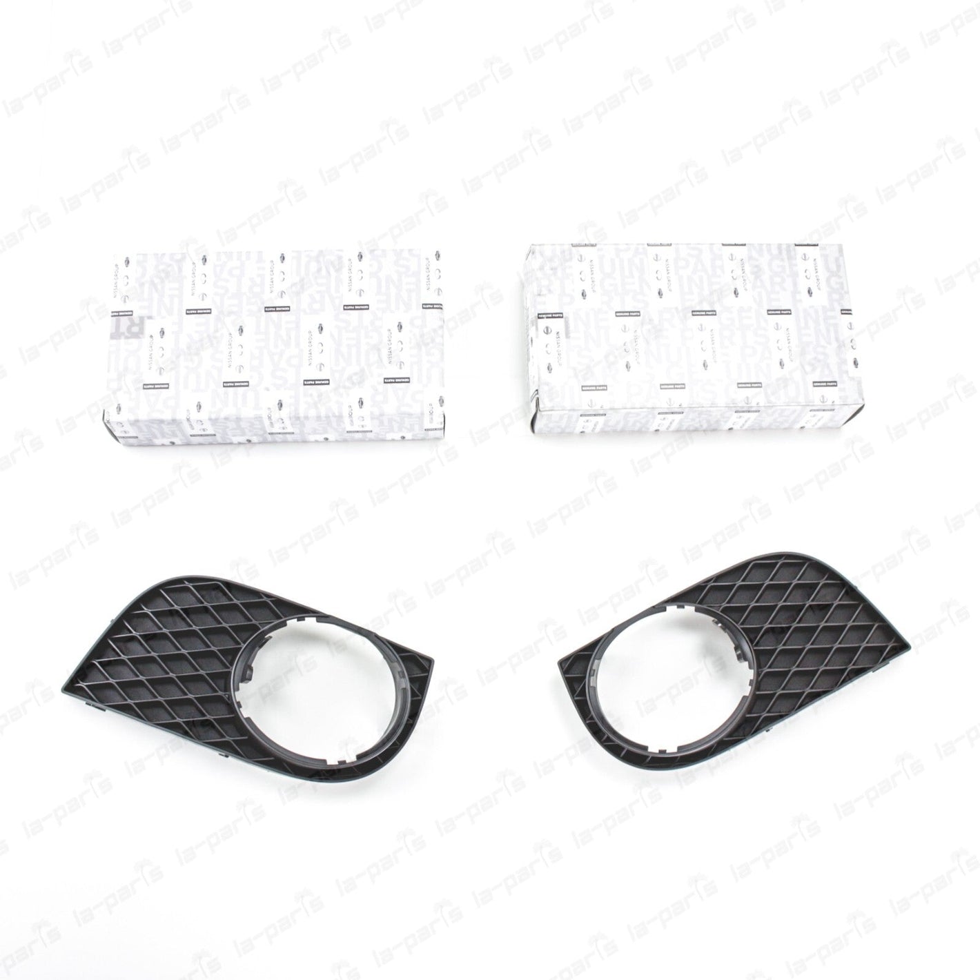 New Genuine Nissan Infiniti 10-13 G37 G25 SPORT Sedan Fog Lamp Trim Panel PAIR