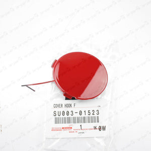 GENUINE TOYOTA SCION 13-16 FR-S RED FRONT BUMPER TOW CAP HOLE COVER SU003-01523