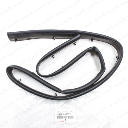 Genuine OEM Toyota 98-07 Land Cruiser Headlamp Cover To Hood Seal 53183-60071