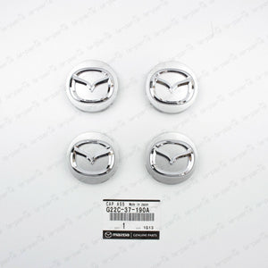 SET OF 4 NEW GENUINE MAZDA CENTER  WHEEL CAP G22C-37-190A