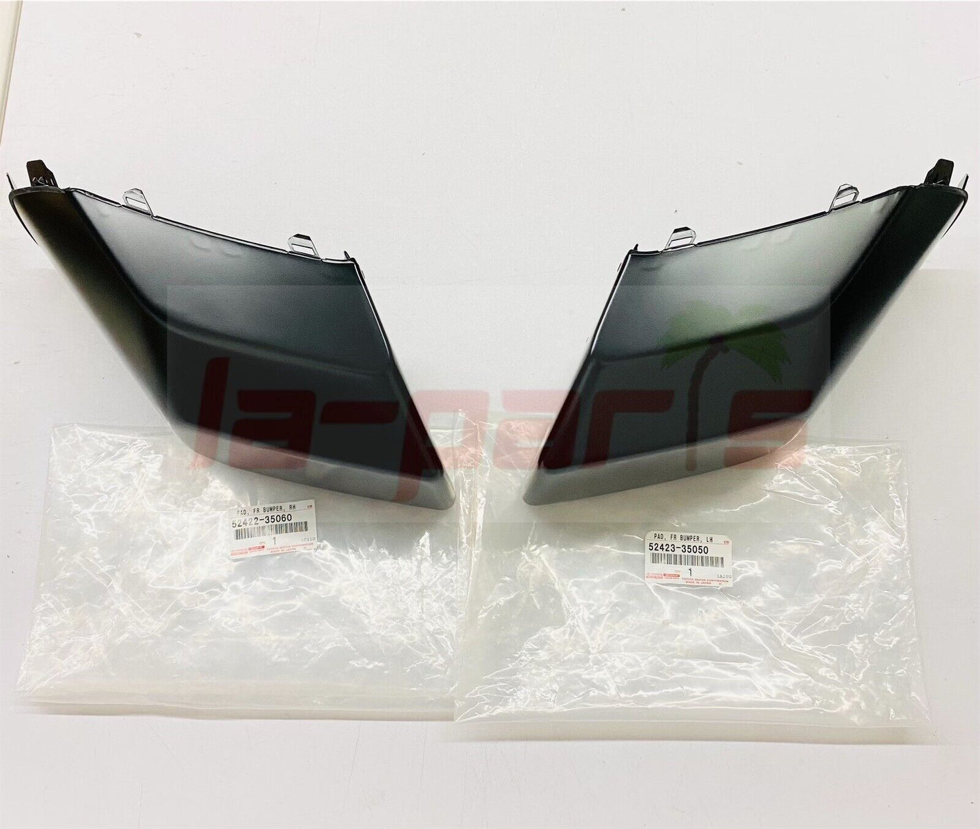 Genuine For Toyota Fj Cruiser 2007-2014 Black Front Left & Right Bumper Pad Set