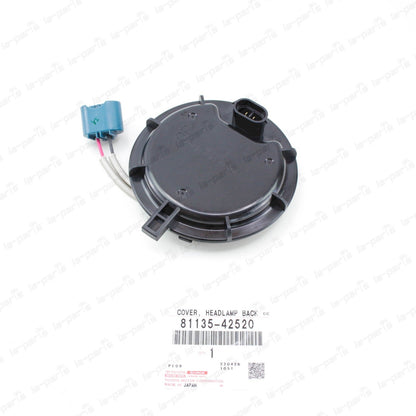 NEW GENUINE TOYOTA 2013-2015 RAV4 HEADLAMP HEADLIGHT BULB COVER CAP 81135-42520