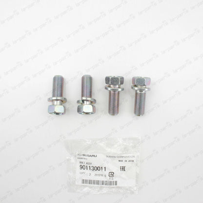 NEW GENUINE Subaru 901130011 Disc Brake Caliper Bracket Mount Bolt SET OF  4