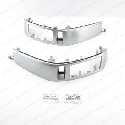 New Genuine Toyota Lexus GX470 Instrument Air Vent Finish Panel Garnish Set
