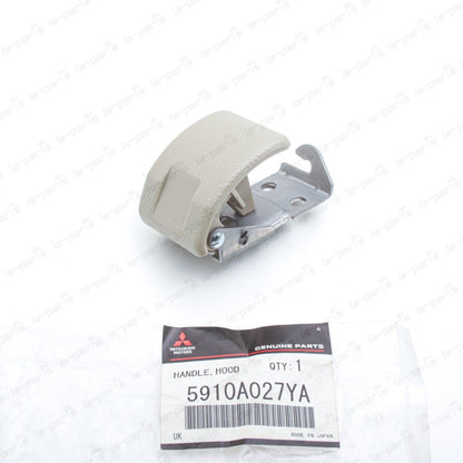 Genuine Mitsubishi Lancer Outlander Beige Hood Lock Release Handle 5910A027YA