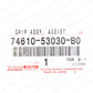 NEW GENUINE LEXUS RX350 IS250 ES GRIP HANDLE STRAP ASSIST GRAY 74610-53030-B0