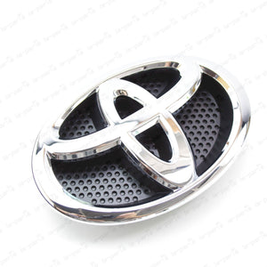 NEW GENUINE TOYOTA 13-15 RAV4 CHROME FRONT RADIATOR GRILLE EMBLEM 75301-12400