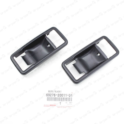 GENUINE FOR TOYOTA LAND CRUISER FJ40  FRONT DOOR INSIDE HANDLE BEZEL SET OF 2