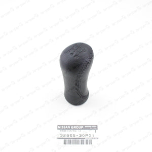 New Genuine Nissan 90-96 300ZX Z32 5 Speed Black Leather Shift Knob 32865-30P01