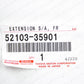 New Genuine OEM Toyota 96-98 4Runner 3RD GEN Driver Front Bumper Extension Flare