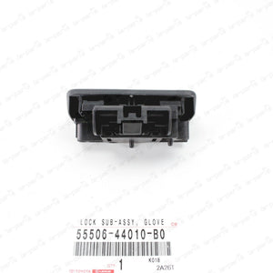 NEW GENUINE TOYOTA FJ CRUISER GLOVE COMPARTMENT DOOR LOCK LATCH 55506-44010-B0