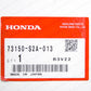New Genuine OEM Honda S2000 Front Windshield Molding 73150-S2A-013