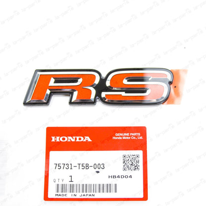 New Genuine OEM JDM Honda 2014 FiT RS Red Emblem 75731-T5B-003