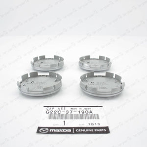 SET OF 4 NEW GENUINE MAZDA CENTER  WHEEL CAP G22C-37-190A