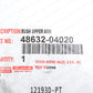 New Genuine OEM Toyota 05-23 Tacoma Upper Control Arm Bushing 48632-04020