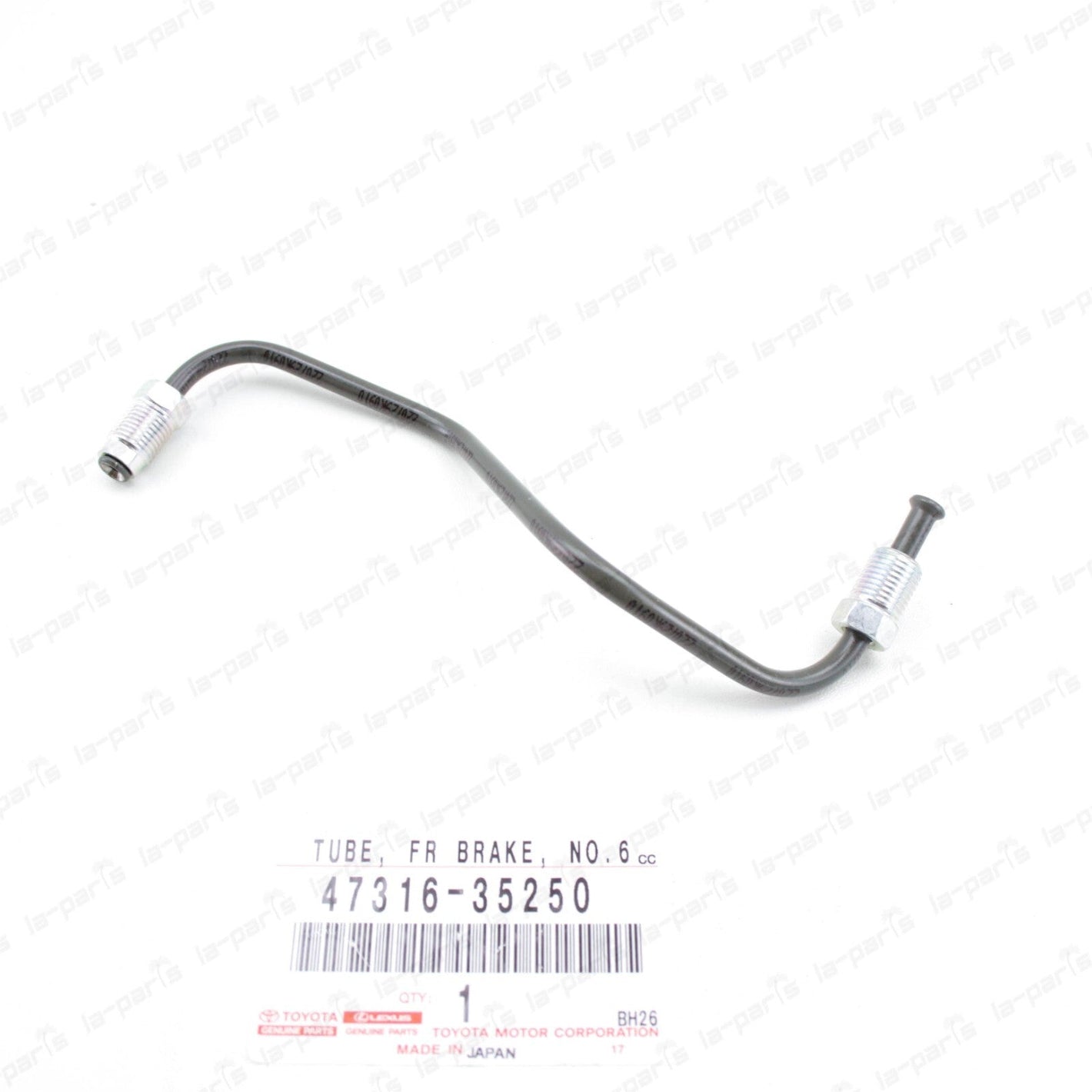 NEW GENUINE TOYOTA 96-02 4RUNNER LEFT FRONT BRAKE TUBE CALIPER TO FLEX HOSE