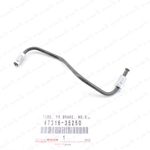NEW GENUINE TOYOTA 96-02 4RUNNER LEFT FRONT BRAKE TUBE CALIPER TO FLEX HOSE