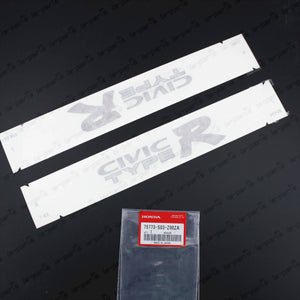 GENUINE HONDA CIVIC TYPE-R EK9 SIDE DECAL DARK OUTLINE 75773-S03-Z00ZA SET OF 2