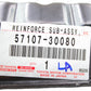 GENUINE LEXUS GS FRONT BUMPER RIGHT REINFORCEMENT BRACKET MOUNTING 57107-30080