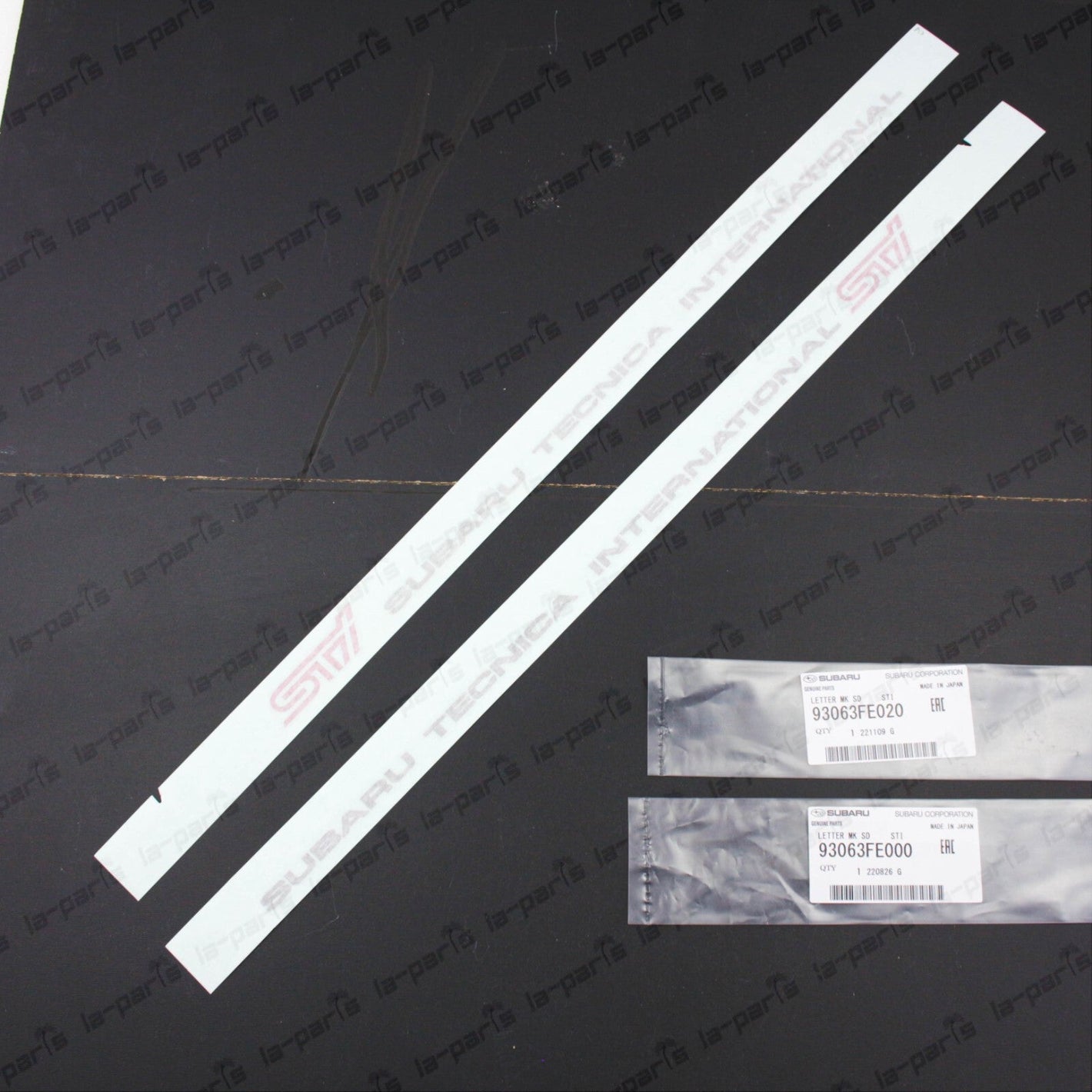 New Genuine Subaru 2004 Impreza WRX STi GDB Side Front Door STi Decals Stickers