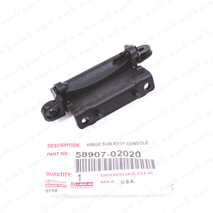 Genuine OEM Toyota 03-08 Corolla Matrix Center Console Door Hinge 58907-02020