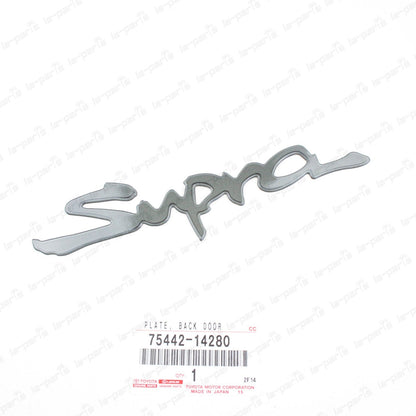 New Genuine for Toyota 93-98 Supra MK4 JZA80 Rear Emblem Badge "Supra"
