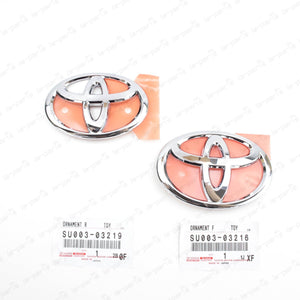GENUINE TOYOTA 13-16 GT FT 86 SCION FR-S FRS FRONT & REAR CHROME EMBLEM BADGES