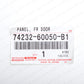 New Genuine OEM Toyota Land Cruiser 70 Driver Door Switch Panel 74232-60050-B1