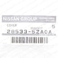 Genuine Nissan Altima Infiniti QX60 Front Bumper Parking Sensor Cover Bracket 28
