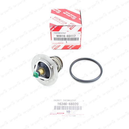 NEW GENUINE TOYOTA 93-97 LAND CRUISER 4.5L LEXUS LX450 THERMOSTAT & GASKET