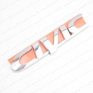 NEW GENUINE HONDA 96-00 CIVIC REAR CIVIC EMBLEM BADGE CHROME 75765-S04-000