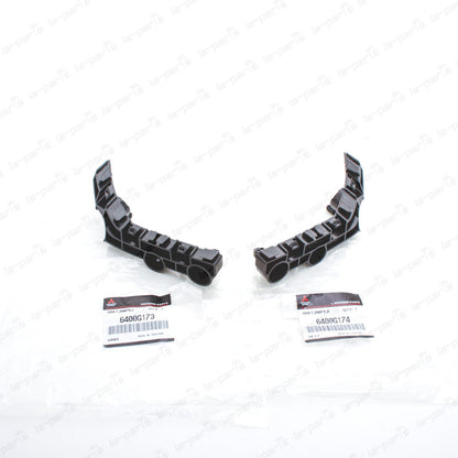 New Genuine OEM Mitsubishi 16-19 Pajero Sport Front RH & LH Bumper Bracket Pair
