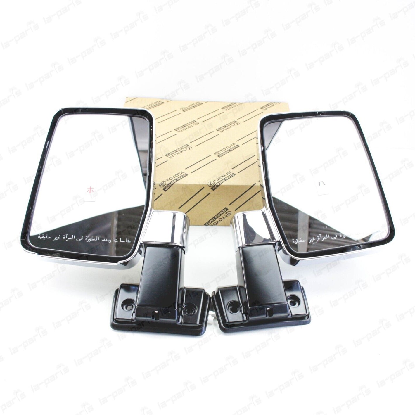 New Genuine OEM Toyota Land Cruiser HZJ79 GRJ71 Outer Rear View Mirror PAIR