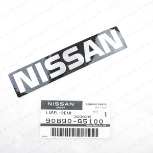 Genuine Nissan Datsun 1200 B120 B122 Sunny Truck Rear Emblem Sticker 90890-G5100
