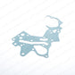 Genuine OEM Mitsubishi 03-06 Lancer EVO Eclipse 4G63 Oil Pump Gasket MD322521