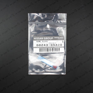 GENUINE NISSAN 2015-2022 370Z JDM NAME PLATE LOGO ORNAMENT NISMO 68243-6GA0D