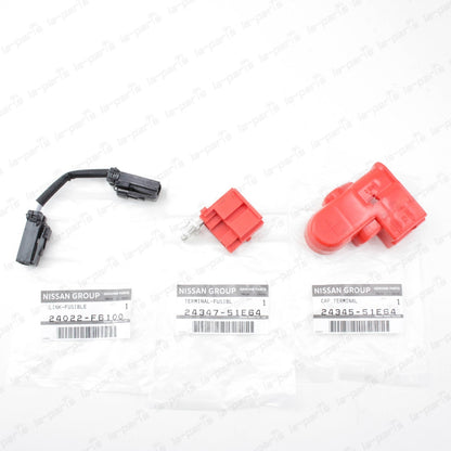 NEW GENUINE NISSAN SKYLINE GTR R32 BNR32 TERMINAL FUSIBLE CAP FUSIBLE LINK SET