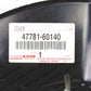 GENUINE TOYOTA 10-21 4RUNNER FRONT PASSENGER DISC BRAKE DUST COVER  47781-60140