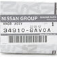 NISSAN GENUINE R35 GT-R GTR BLACK EDITION RED STITCH SHIFT KNOB 34910-6AV0A