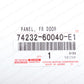 New Genuine Toyota Land Cruiser FZJ76 Driver Door Switch Panel 74232-60040-E1