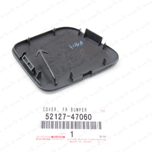 GENUINE TOYOTA 15-17 PRIUS V RIGHT PASSENGER FRONT BUMPER HOLE COVER 52127-47060