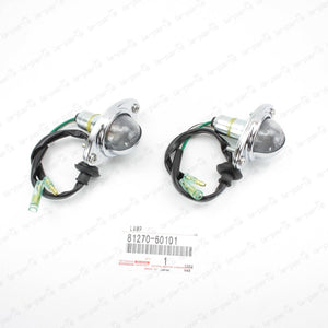 Genuine Toyota 79-84 Land Cruiser BJ FJ40 Rear License Plate Light Lamp SET OF 2