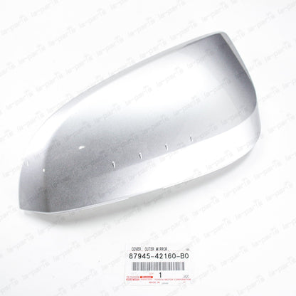 New Genuine OEM Toyota 14-23 4Runner Rav4 Driver Side Mirror Cover Silver 1F7