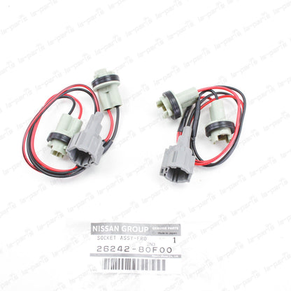New Genuine Nissan S14 Silvia Kouki JDM Turn Signal Pigtail 26242-80F00 Set of 2